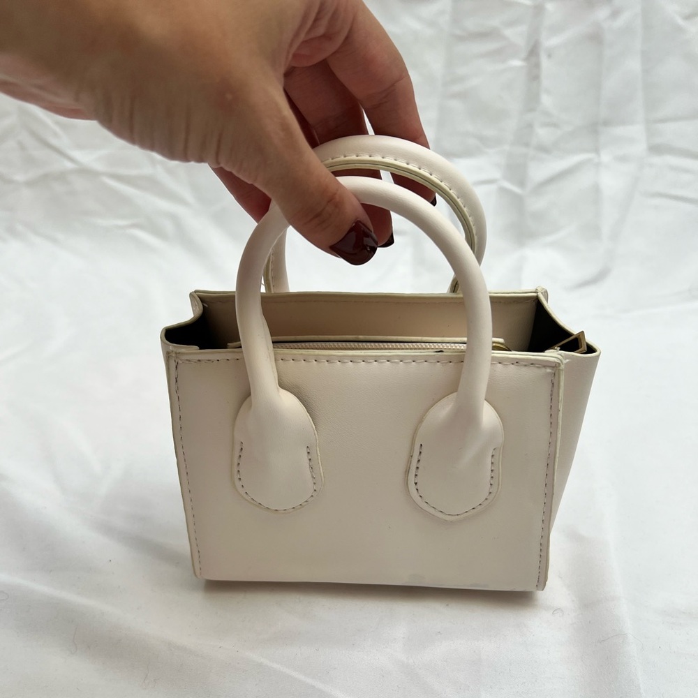 Micro Mini Handbag Purse | White